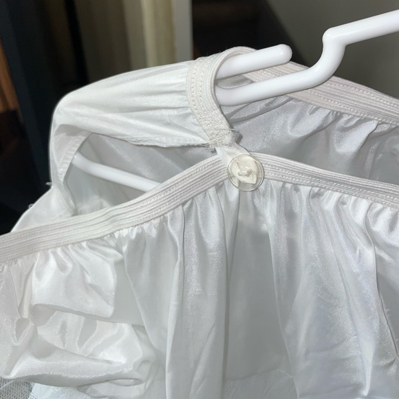 Champagne/Aqua Ruffled Strapless Quinceañera Dress by House of Wu (26800) Size 4 - Picture 16 of 17